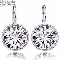 promotion wedding brand Factory Wholesale GP Austrian Crystal round Pendant sugar drop Earrings Fashion Jewelry 90089