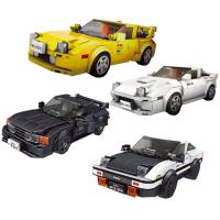 Mytopshop MOC โมเดลบล็อกตัวต่อ การ์ตูน Initial D AE86 FD FC GTR RX7 R32 ของเล่นเสริมการเรียนรู้เด็ก