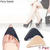 Fairy Castle】แผ่นรองรองเท้าหน้าเท้าสำหรับผู้หญิง,ที่รองส้นเท้าแบบครึ่งเท้าฟองน้ำเบาะรองเท้าพื้นในรองเท้าป้องกันอาการปวดจำนวน1คู่