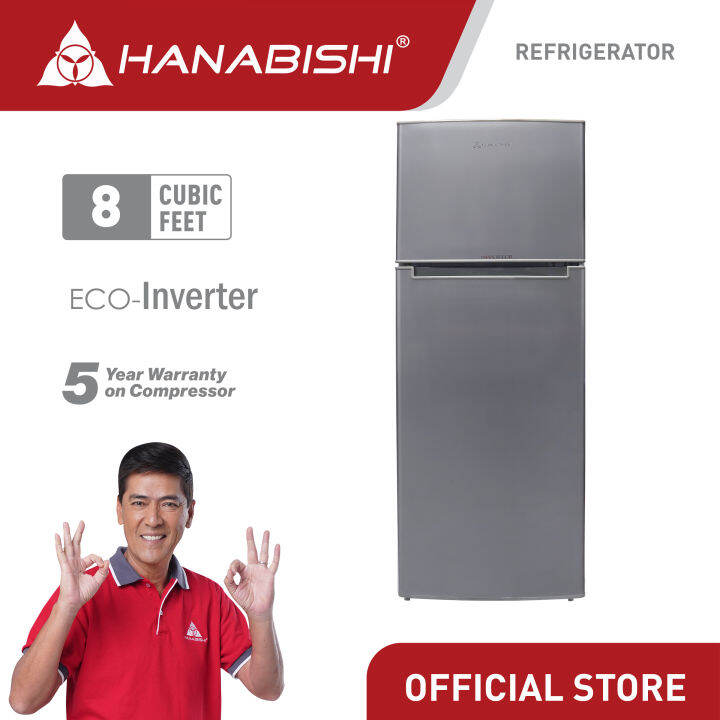 Hanabishi Double Door Refrigerator HADDREF 80DCINV | Lazada PH