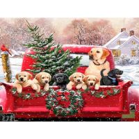 [COD] New 5d diamond painting diy full dog wholesale living room decoration foreign trade sources