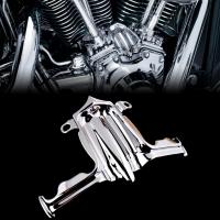 Chrome Tappet/lifter Block Accent Cover สำหรับ Harley Twin Cam Street Glide Road King 00-16รุ่น