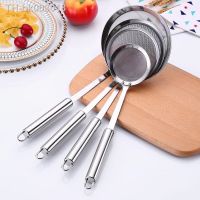 ✳✟❦ 304 Stainless Steel Japanese Hot Pot Filter Mesh Percolator Soup Skimmer Spoon Fried Food Net Strainer Oil Skim Grease Foam