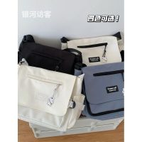 2023 New Fashion version ins college student Messenger bag class casual backpack shoulder bag Japanese bag female Harajuku simple postman bag male