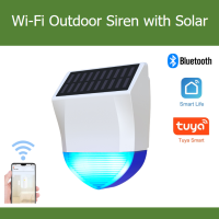 Outdoor Siren with Solar - WiFi &amp; Bluetooth - Tuya Smartlife