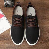 Summer Simple Color Casual Men Sneaker Shoes Handsome Breathable Comfortable Flat Bottom Lightweight