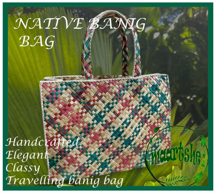 Maartshe Native Banig Bayong Tote bag Travelling bag Lazada PH