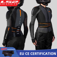 LS2 New Motorcycle Soft Armor Moto Jacket Motocross Riding Gear Chest Shoulder Protection CE Certification