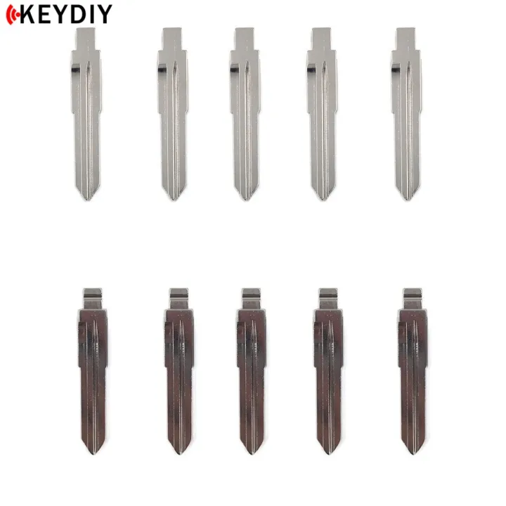 KEYDIY 10 Pcs/Lot Metal Blank Uncut Flip VVDI/KD Remote Key Blade Type ...