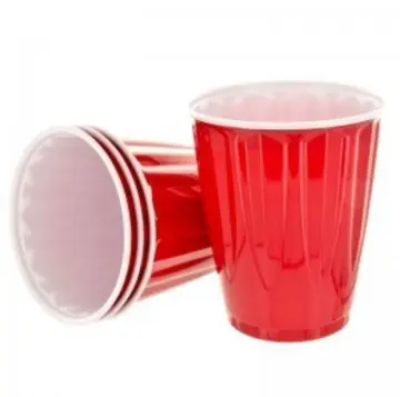 Big Red Cup 18oz for Beer Pong Party Plastic Cup 10pcs