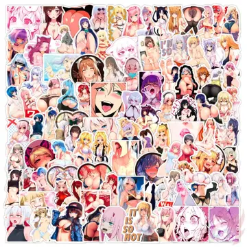 EARLFAMILY Ahegao Vermeil Fanart Car Sticker Anime Vermeil In Gold Waifu  Sketch Decal Cartoon Peeker Girl