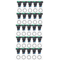 สวิตช์ปุ่มกดสี่เหลี่ยมแบบปุ่มล็อคสวิตช์หน่วงไฟ24V สำหรับอุปกรณ์ระบบอัตโนมัติ