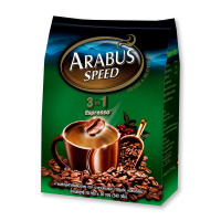 [ส่งฟรี!!!] อาราบัสสปีด กาแฟปรุงสำเร็จชนิดผง 3in1 เอสเปรสโซ่ 18 กรัม x 30 ซองArabus Speed 3in1 Coffee Espresso 18 g x 30 Sachets