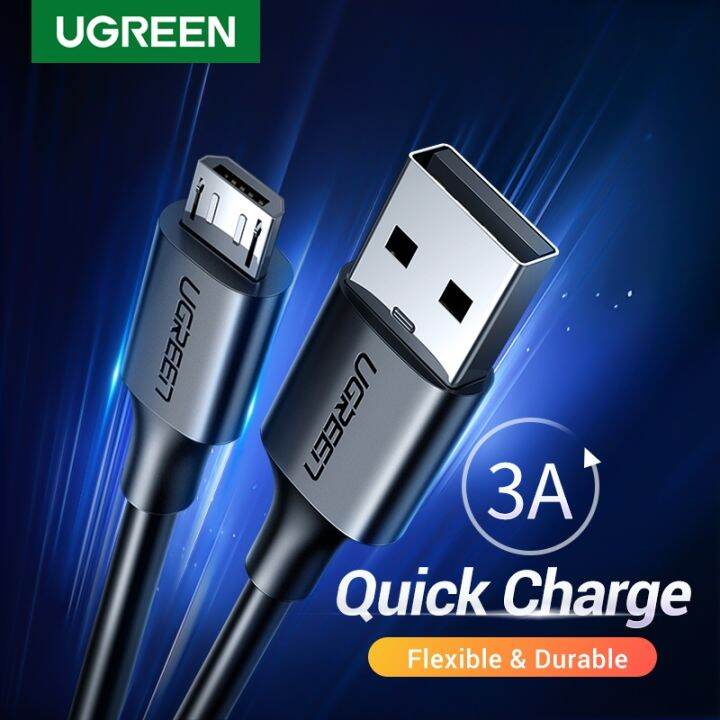 สายแอนดรอยด์ไมโครยูเอชบี-ugreen-สายชาร์จไมโคร-usb-3a-aliexpress