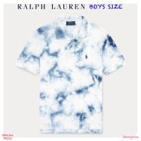 RALPH LAUREN TIE-DYE COTTON MESH POLO ( BOYS SIZE 8-20 YEARS )