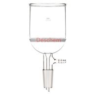 250ml 2440 Lab Glass Buchner filtration FUNNEL Core ตัวกรองหยาบ10mm vacuum pants ADAPTER