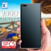 ฟิล์มไฮโดรเจลฝ้าสำหรับ Mate 40 30 20 10 9 Pro P40 P30 P20 Lite Y8p Y7a Y9s Nova 8 9ปกป้องหน้าจอไม่ใช่กระจก