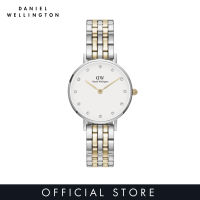 Daniel Wellington Petite Lumine 28mm 5-Link Gold/Silver White Dial - Watch for women - Stainless Steel watch strap - Crystals dial - Two Tone - DW official - Womens watch - Female watch - Ladies watch - Authentic นาฬิกา ผู้หญิง