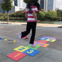 Kindergarten Household Hopscotch Mats Game Kids Interlocking Tiles Family Toys Educational Mattress Playmat Jigsaw Traps  Drains