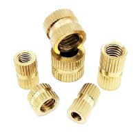 5/10/25/50pc M1.6 M2 M2.5 M3 M4 M5 M6 M8 M10 Solid Brass 3D Printer Hot Melt Knurl Injection Molding Embedded Nutsert Insert Nut Nails Screws Fastener