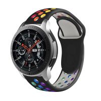 สายนาฬิกา20มม./22มม. สำหรับ Samsung Galaxy Watch 4/3/46มม./42มม./2/เกียร์ S3ชายแดนสร้อยข้อมือซิลิโคนนาฬิกา Huawei Gt/ 2/2e/Pro