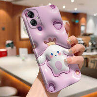 เคสสำหรับ Samsung Galaxy A04E แบบรวมทุกอย่างกรณีโทรศัพท์ฟิล์มน่ารักดีไซน์แบบ Pochacco Cinnamoroll Kuromi เปลือกแข็งเคสป้องกันทนแรงกระแทกกล้องคลุมทั้งหมด