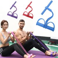 Debao Weerstand Band Getsverlies Fitnessapparatuur 4 Buis Spanning Trainer Spanning Trainer กีฬา Voet Expander Borst Pull Latex Touw Gymnast