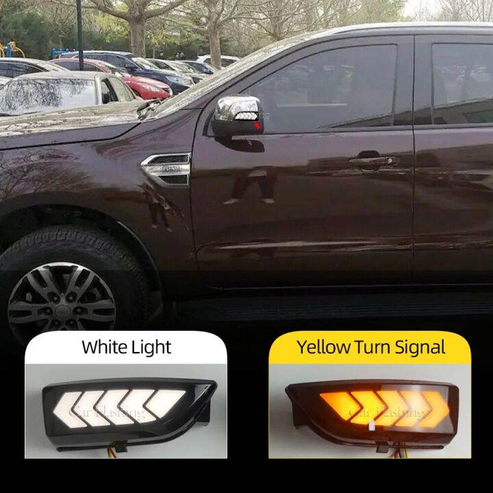 2PCS For Ford Ranger T6 20122021 Raptor Wildtrak LED Dynamic Turn