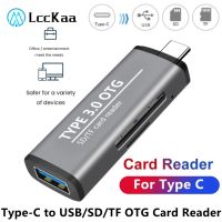 Pembaca kartu OTG pembaca kartu Tipe C ke USB 3.0 Pembaca kartu SD TF untuk PC Laptop aksesori memori pintar pembaca kartu kecepatan tinggi pembaca kartu SD