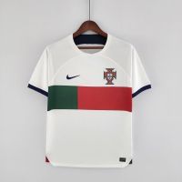 2022 2023 ล่าสุด เสื้อยืดกีฬาแขนสั้น ลายทีมชาติฟุตบอล Portugal World Cup AAAA 2022 23 ชุดเยือน คุณภาพดี จากไทย