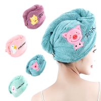 hot【DT】 Drying Hair Microfiber Shower Cap Girls Turban Soft Washing Cleaning Hat