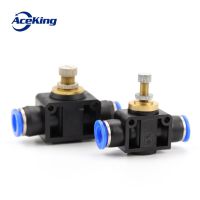 QDLJ-Sa Gas Pipe Plastic Quick Connector La4/6/8 Flow Limiting Valve Pa6/10/12 Through Pipe Throttle Lsa8/6 Sa-4 Sa-6 Sa-10 Sa-12