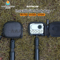 Sunnylife Insta360มีกระเป๋า3ใบ GO3 360เก็บของขนาดเล็ก,อุปกรณ์เสริม GO3