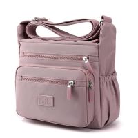 Single shoulder bag new female multilayer ms inclined han edition ms mother nylon fabric bag bag bag fashion leisure