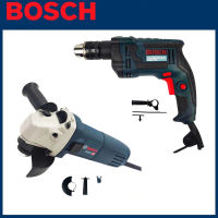 Bosch สว่านไฟฟ้า 3 หุน + หินเจียร 4 นิ้ว