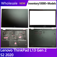 Baru Asal untuk ThinkPad L13 Gen 2 S2 2020หน้าจอ LCD สำหรับแล็ปท็อป Belakang Penutup Depan Bezel Engsel Palmrest Bawah Kes A C D Shell