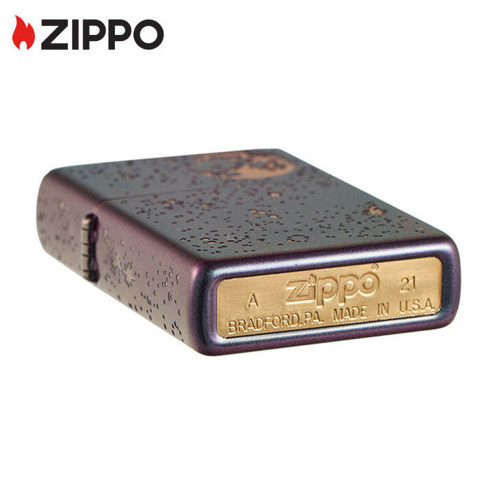 zippo-starry-sky-design-lighter-zippo-49448-lighter-without-fuel-inside-การออกแบบท้องฟ้าที่เต็มไปด้วยดวงดาว-ไฟแช็กไม่มีเชื้อเพลิงภายใน