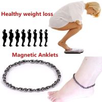 (Ready Stock) Hematite Magnetic Anklet Beads Foot Weight Loss Ankle