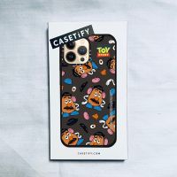 Casetify X Disnep PIXAR TOY STOORY Mr Potato Head เคสนิ่ม สีดํา สําหรับ IPhone 14 13 12 11 Pro MAX Mini XS MAX XR X SE 6 6S 7 8 Plus