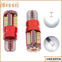 Sissi ไฟกระพริบ T10 57SMD 2ชิ้นไฟ LED แคนบัสไม่มีข้อผิดพลาด3014จอดรถมีหางเป็นลิ่ม