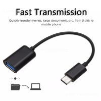 Universal USB C3.1 Glossy Type-C OTG Line Type C Male To USB Female TG Data Sync Converter Adapter Cable For IPhone IPad