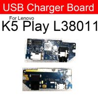 บอร์ดชาร์จพอร์ต Usb สำหรับ Lenovo K5 K350t Play L38011 Pro L38041 K5s L38031ปลั๊กเชื่อมต่อแท่นชาร์จสายเคเบิลงอได้