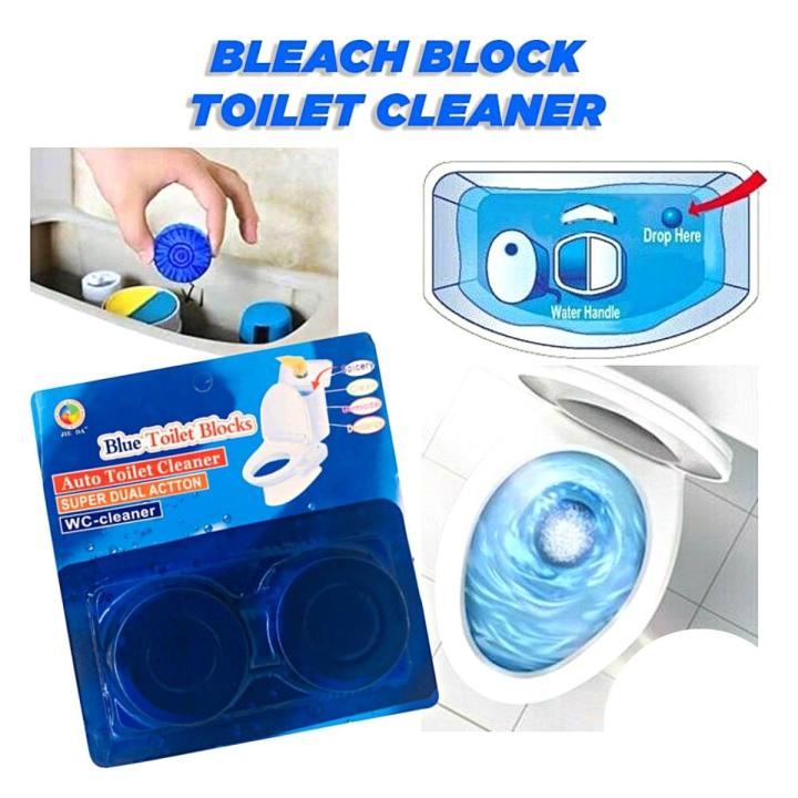 1pc Disposable Flush Toilet Cleaner Blue Toilet Blocks Auto Toilet ...