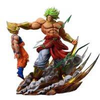 ฟิกเกอร์ดราก้อนบอล Broly VS Goku หุ่น Super Saiyan Broli ชุด PVC อะนิเมะ Goku ของเล่นของขวัญวันเกิด