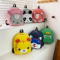 ♗ Cartoon Schoolbag bonito mochila de lona educação precoce infantil pequena meninos e meninas 2-5 anos idade