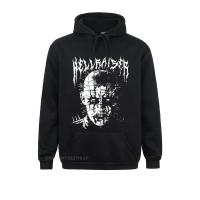 Men Hooded Pullover Black Metal Pinhead Hellraiser Puzzlebox Halloween Men Hoodie On Sale Jacket Design Cotton Size XS-4XL