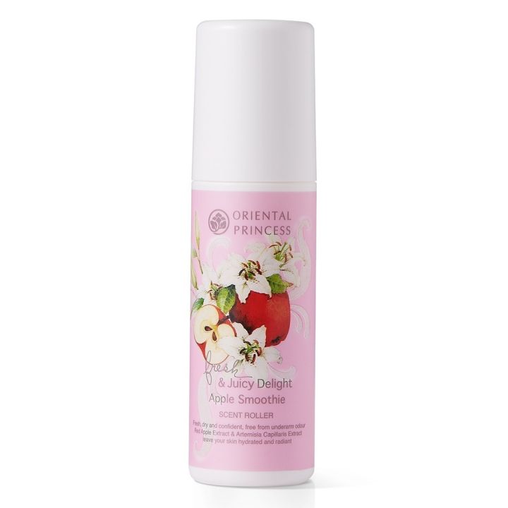 oriental-princess-fresh-amp-juicy-delight-apple-smoothie-scent-roller-anti-perspirant-deodorant-โรลออนละงับกลิ่นกาย-กลิ่น-apple-smoothie