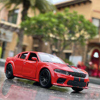 รุ่น1:36ที่ชาร์จ Dodge SRT Hellcat Kereta Simpleasi Cepat &amp; Marah โมเดล Aloi Mainan Kerotot Kenderaan Logam Kereta Hari Lahir F142