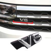 Auto Products Emblem V6 Grill Sticker for TERAMONT PHIDEON ARTEON MAGOTAN PASSAT TOUAREG TIGUANL V6 Sticker