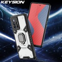 KEYSION เคสเกราะกันกระแทก,สำหรับ Xiaomi Mi 11T 11T Pro 5G แหวนใสขาตั้งโทรศัพท์สำหรับ Xiaomi Mi 10T Pro 10T Lite 5G